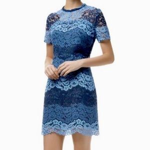 Sandro blue mini dress